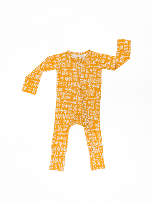 N'abali Kids Yellow Turtle First Edition Onesie